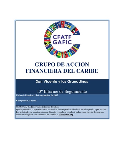 SVG 13º Informe de Seguimiento