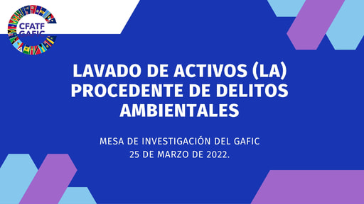 Lavado de activos procedente de delitos ambientales_marzo2022